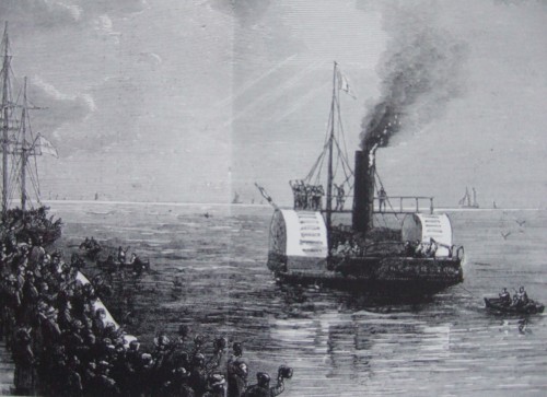Première tentative officielle de la Manche à la nage