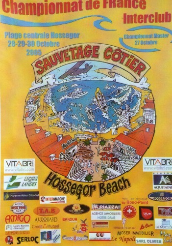Hossegor : championnat de France de sauvetage 2005