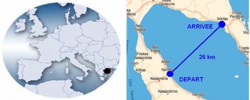 Marathon international du golfe Toronéen en Grèce (26km)