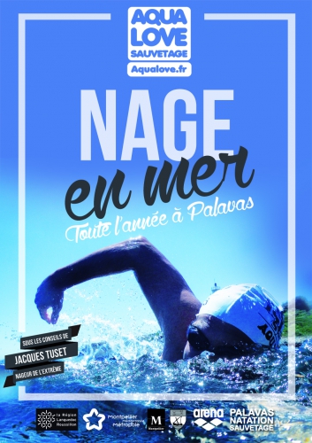 Nage en Mer à Palavas
