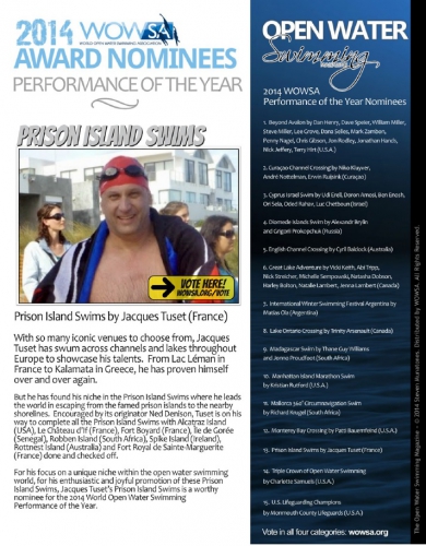 Open Water Swimming Magazine de décembre 2014