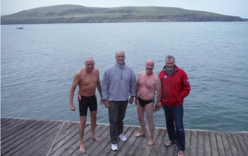 Entraînement avec les nageurs de Sandycove (Irlande)