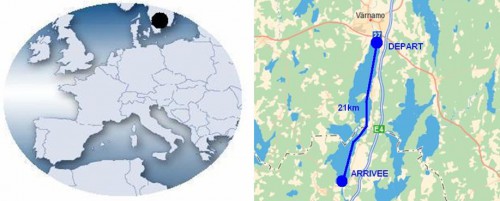 Vidösternsimmet en Suède – 21,5km