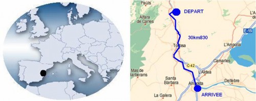 Ultra-Marathon de l’Ebre (Espagne) – 30,8km